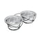 Pet Adobe Stainless Steel Elevated 2-piece Pet Bowls with Decorative 3.5 in Stand for Dogs/Cats, 40 oz 655130HHU - alternate 5